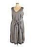 City Chic Gray Casual Dress Size 22 Plus (XL) - photo 1