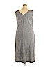 City Chic Gray Casual Dress Size 22 Plus (XL) - photo 2