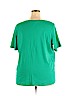 Cj Banks 100% Cotton Green Sleeveless Top Size 3X - photo 2