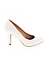 Mootsies Tootsies White Heels Size 7 1/2 - photo 1
