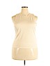 Forever 21 Tan Sleeveless T-Shirt Size L - photo 1