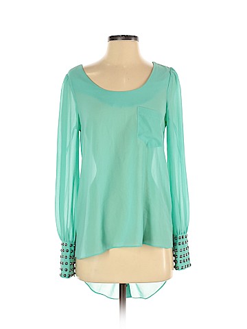 Double Zero Long Sleeve Blouse (view 1)