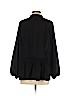 Ann Taylor LOFT 100% Polyester Black Long Sleeve Blouse Size M (petite) - photo 2
