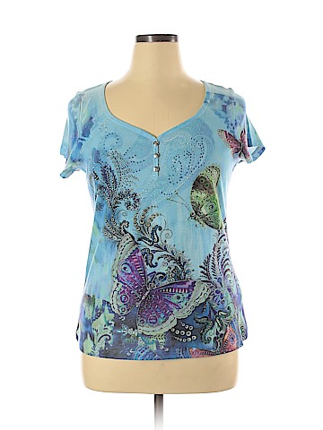 Apt. 9 Short Sleeve Henley (view 1)