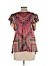 One World 100% Polyester Pink Short Sleeve Top Size XL (petite) - photo 2