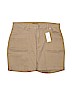 Bit & Bridle Tan Denim Shorts Size 16 - photo 1