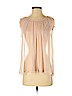 Jill Stuart 100% Silk Pink Short Sleeve Silk Top Size 4 - photo 1