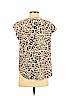 Joie Tan Short Sleeve Blouse Size S - photo 2