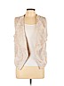 JACK 100% Polyester Tan Faux Fur Vest Size M - photo 1