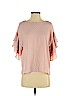 Vince Camuto 100% Polyester Pink Short Sleeve Blouse Size M - photo 1