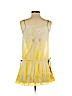 Free People 100% Rayon Yellow Casual Dress Size 6 - photo 2