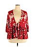 Torrid Red Cardigan Size 3X Plus (3) - photo 1