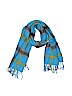 John Hanly Ireland 100% Wool Checkered-gingham Blue Scarf One size - photo 1