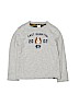 Janie and Jack 100% Cotton Gray Long Sleeve T-Shirt Size 5 - photo 1