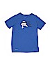 Nike 100% Cotton Graphic Blue Short Sleeve T-Shirt Size L (kids) - photo 1