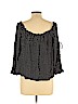 American Eagle Outfitters 100% Rayon Black 3/4 Sleeve Top Size L - photo 2