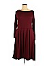 Assorted Brands Burgundy Casual Dress Size XL - photo 1