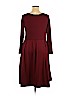 Assorted Brands Burgundy Casual Dress Size XL - photo 2