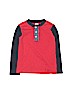 Crewcuts 100% Cotton Red Long Sleeve Henley Size 4 - 5 - photo 1