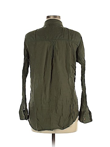 American Eagle Outfitters Long Sleeve Button-Down Shirt (view 2)