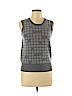 Akris Punto 100% Wool Gray Sweater Vest Size 10 - photo 1