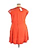Ellos 100% Rayon Orange Casual Dress Size 18 - photo 2
