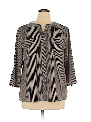 Notations 3/4 Sleeve Blouse (view 1)