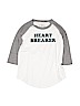 Chaser Color Block White 3/4 Sleeve T-Shirt Size 14 - photo 1