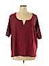 Old Navy 100% Cotton Red Short Sleeve Top Size XXL - photo 1