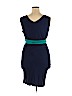 Kimi + Kai Maternity Blue Casual Dress Size XL - photo 2