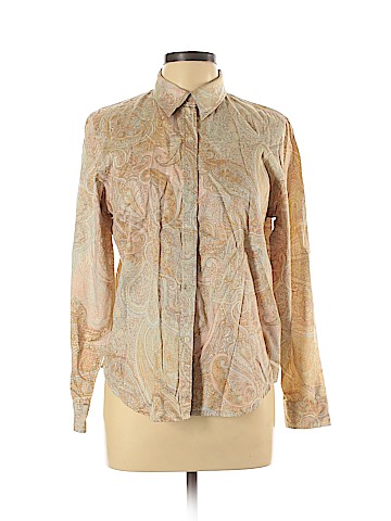 Lauren by Ralph Lauren Long Sleeve Button-Down Shirt (view 1)