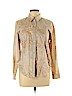 Lauren by Ralph Lauren 100% Cotton Tan Long Sleeve Button-Down Shirt Size L (petite) - photo 1
