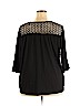 Shannon Ford New York Black 3/4 Sleeve Top Size 2X - photo 2