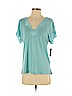 Natori Blue Short Sleeve Top Size S - photo 1