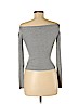 Forever 21 Gray Long Sleeve Top Size M - photo 2