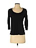 Elie Tahari Black 3/4 Sleeve T-Shirt Size S - photo 1