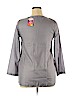 Assorted Brands 100% Polyester Gray Long Sleeve Blouse Size XL - photo 2