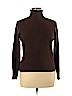Jeanne Pierre 100% Cotton Brown Turtleneck Sweater Size XL - photo 1