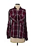 Express 100% Rayon Burgundy Long Sleeve Blouse Size S (petite) - photo 1