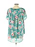 Torrid 100% Polyester Green Short Sleeve Blouse Size Lg Plus (0) - photo 2