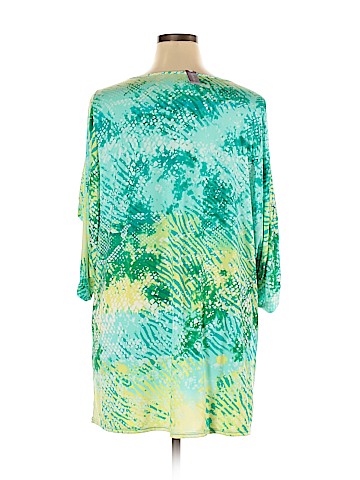 Swim by Cacique 3/4 Sleeve Top (view 2)