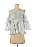Shinestar 100% Cotton White 3/4 Sleeve Blouse Size M - photo 1