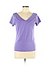Lauren by Ralph Lauren 100% Cotton Purple Short Sleeve T-Shirt Size L (petite) - photo 1