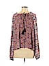 Billabong 100% Rayon Pink Long Sleeve Blouse Size M - photo 1