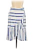 Ann Taylor LOFT 100% Viscose Blue Casual Skirt Size 14 - photo 1
