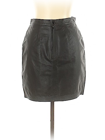 Amati Leather Skirt (view 2)