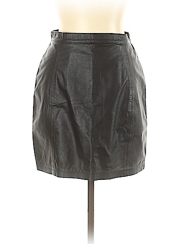 Amati Leather Skirt (view 1)