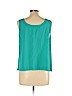 Forever 21 100% Polyester Teal Sleeveless Blouse Size L - photo 2