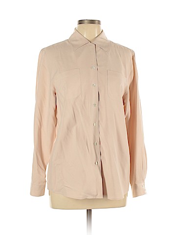 Lord & Taylor Long Sleeve Silk Top (view 1)
