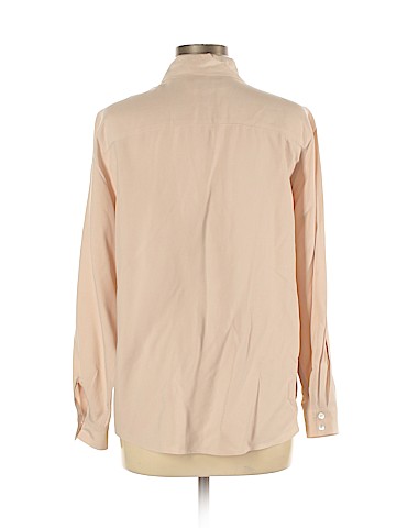 Lord & Taylor Long Sleeve Silk Top (view 2)